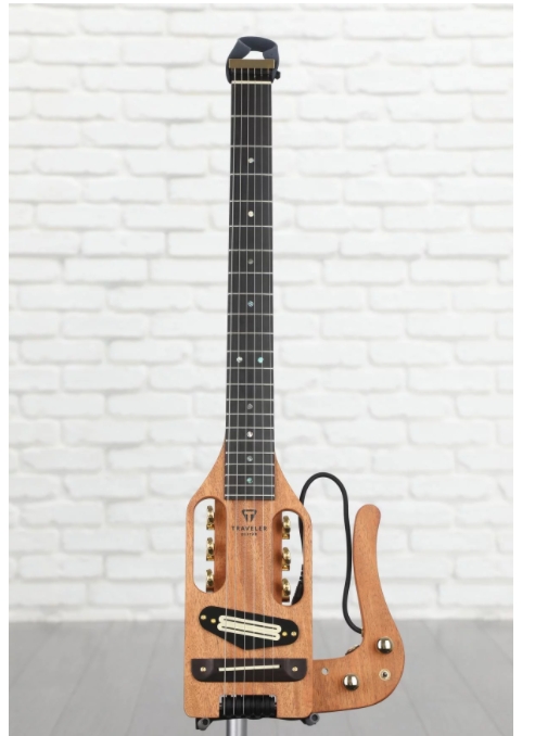 Traveler Guitar Pro-Series Deluxe - Natural Mahogany