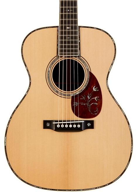 Martin OM-45 De Luxe Authentic 1930VTS Acoustic Guitar - Natural