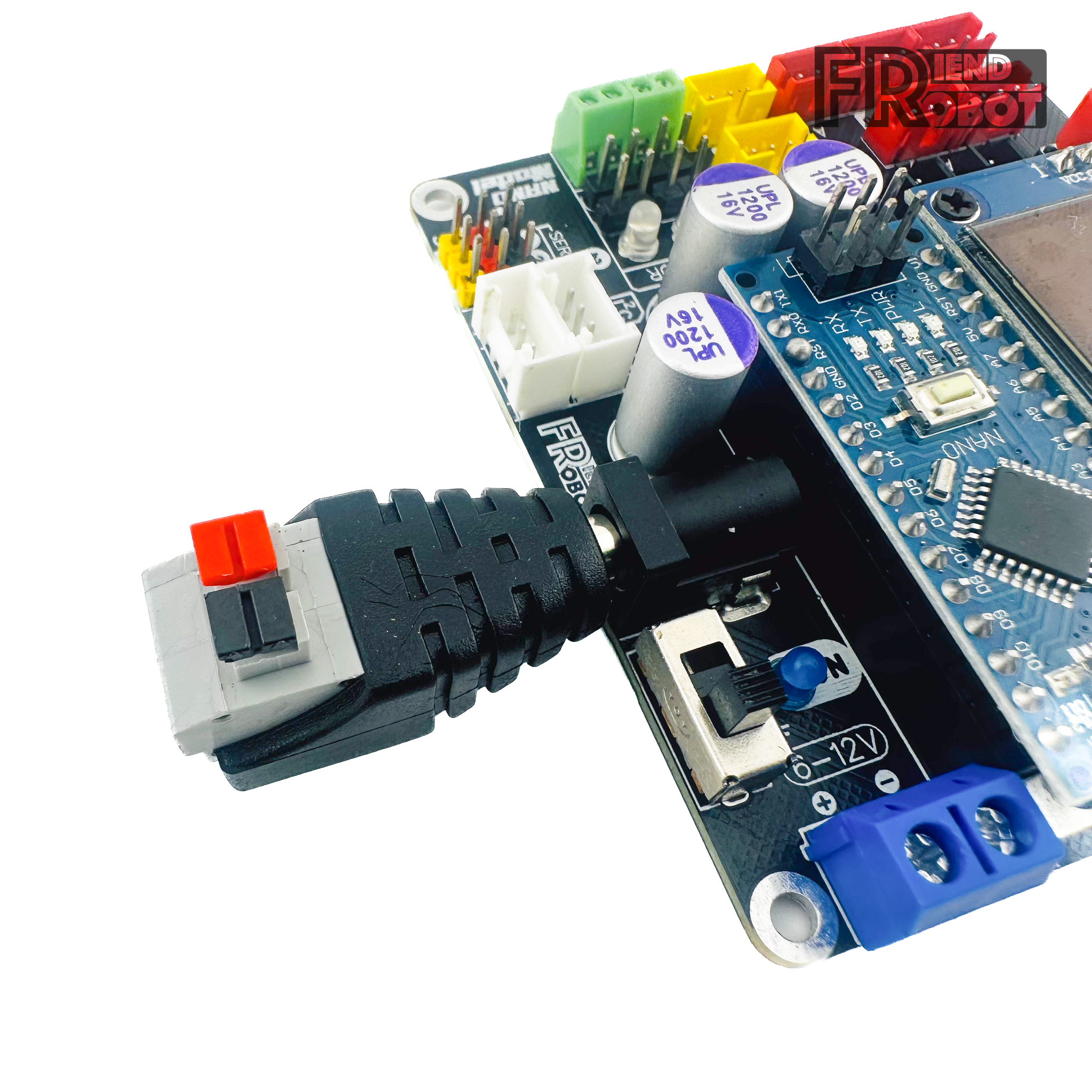 ปลั๊ก DC2.1mm ท้ายแบบกด CD-585