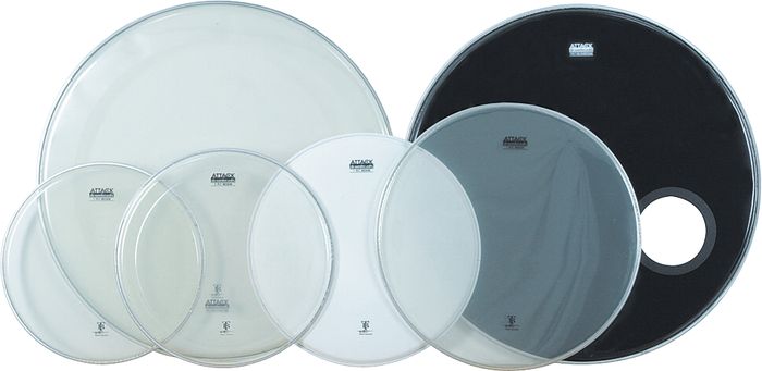 Attack Terry Bozzio Drumhead 6-Pack