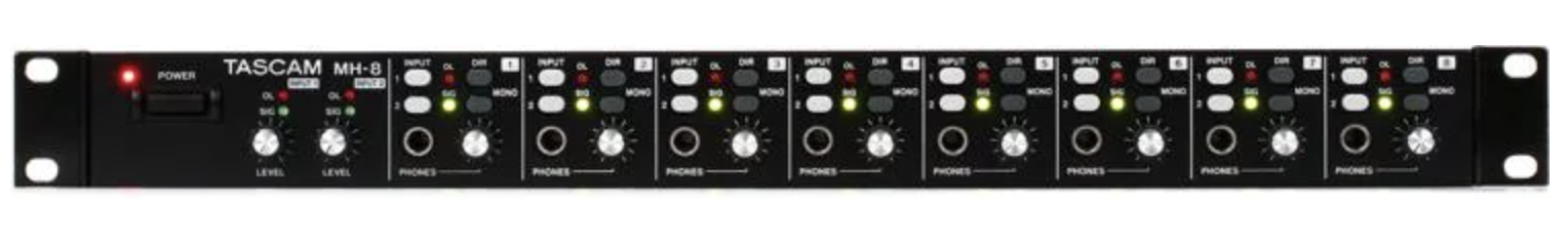 Tascam MH-8 8-Channel Headphone Amplifier