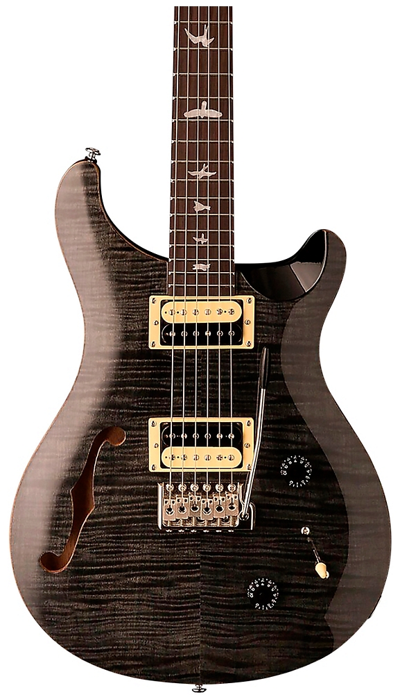 PRS SE Custom 22 Semi-Hollow Electric Guitar Gray Black