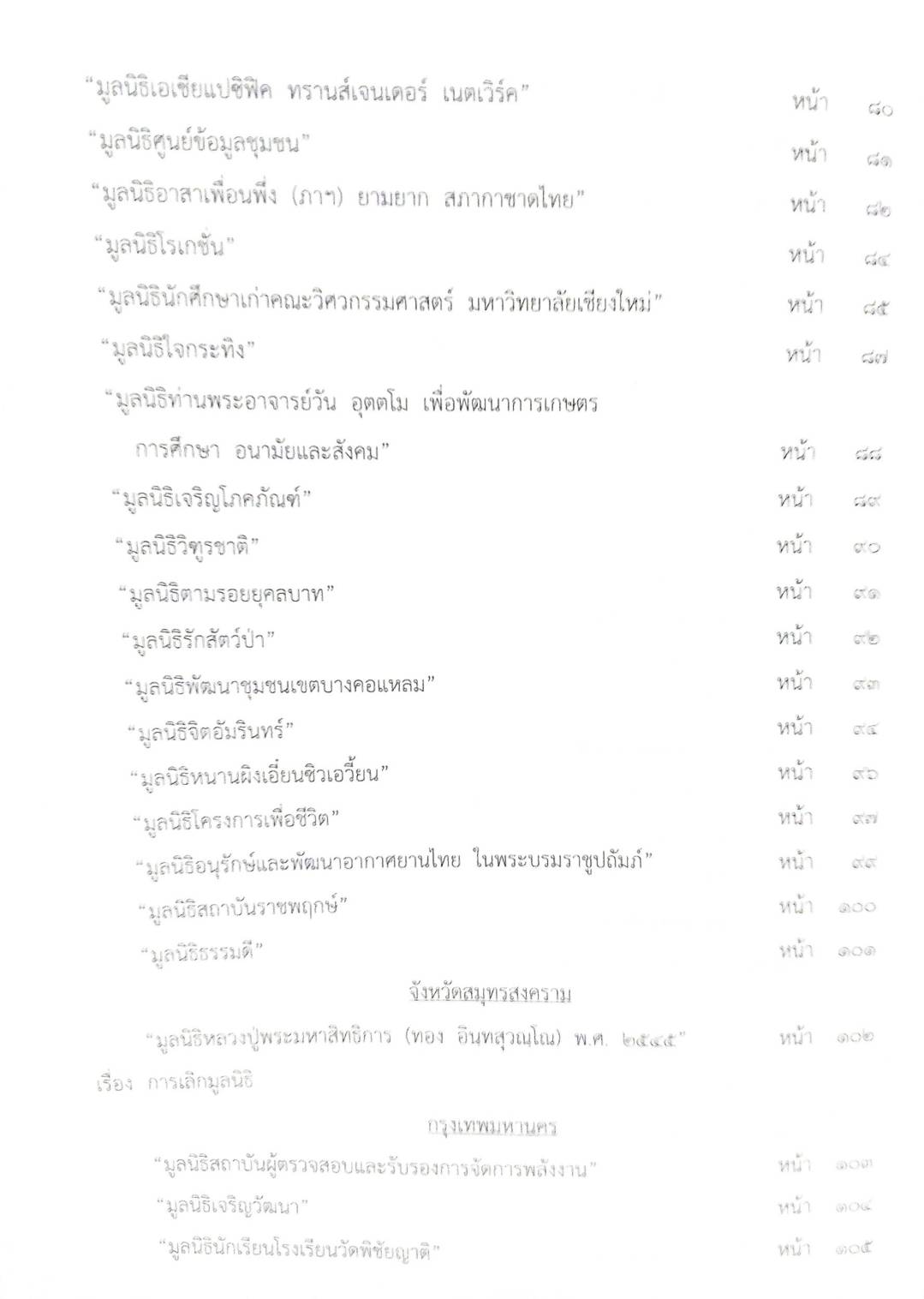 กฎหมายออกใหม่ 74/63 ประกาศสภาผู้แทนราษฎร ประกาศรัฐสภา พิจารณาร่างฯ ประกาศศาลเยาวชนและครอบครัว สมาคม-มูลนิธิ
