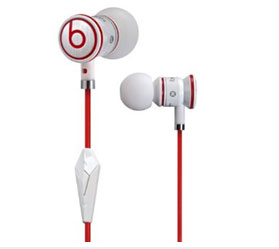 Monster iBeats Headphones with ControlTalk - In-Ear Noise Isolation - White