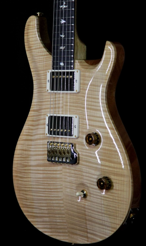 PRS WOOD LIBRARY FLAME 10 TOP CUSTOM 24 KORINA NECK EBONY FINGERBOARD NATURAL