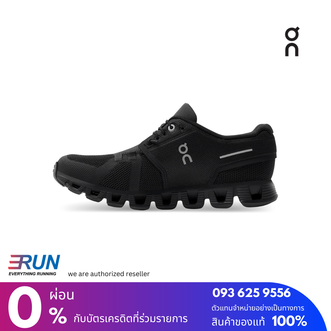 ON Cloud 5 Women All black/ Undyed White