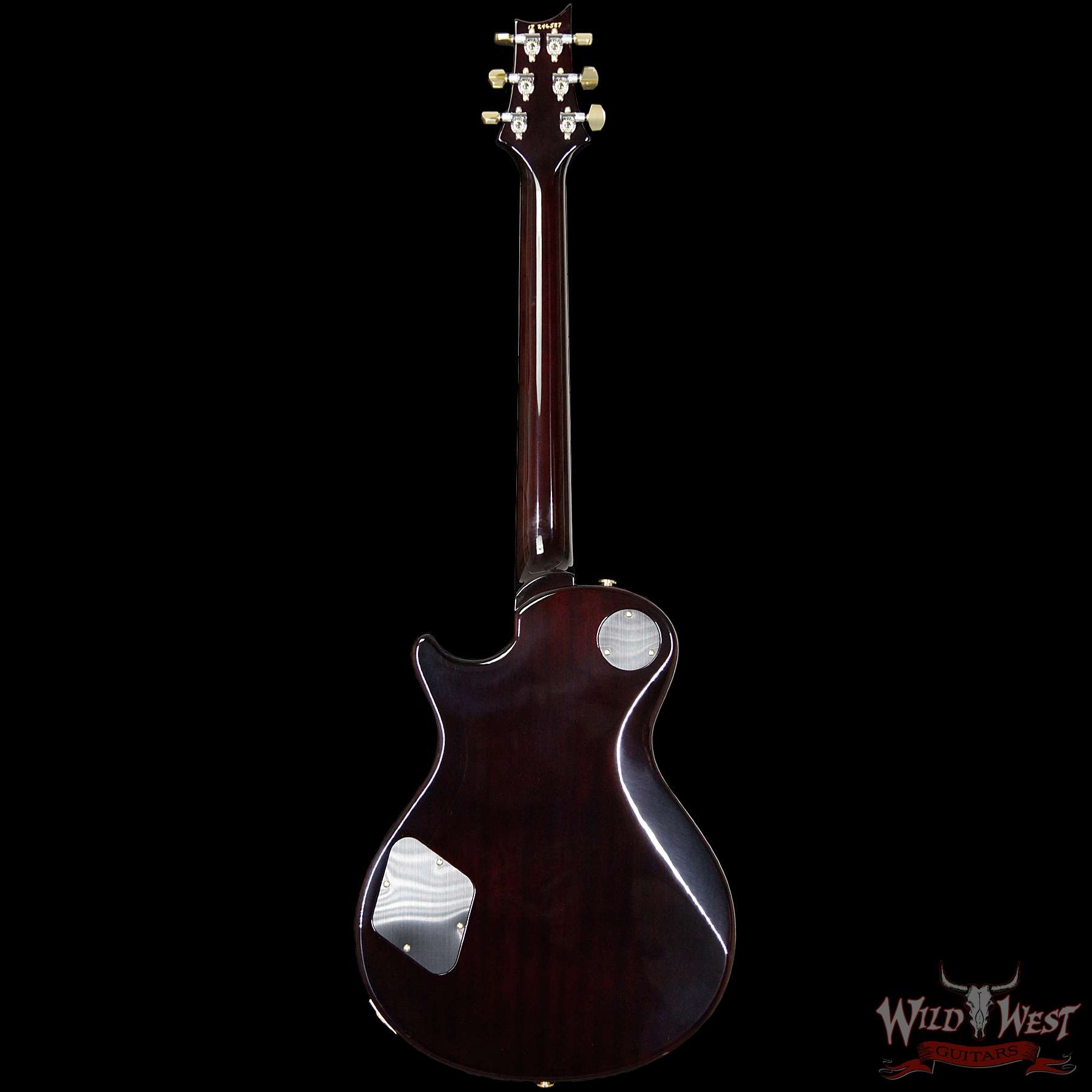 PRS Wood Library Artist Package McCarty Singlecut SC 594 Quilt Top Ebony Fretboard - Yellow Tiger