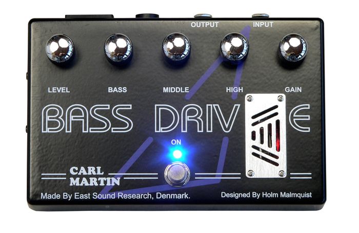 Carl Martin Bass Drive Tube Pre Amp Bass Effects Pedal