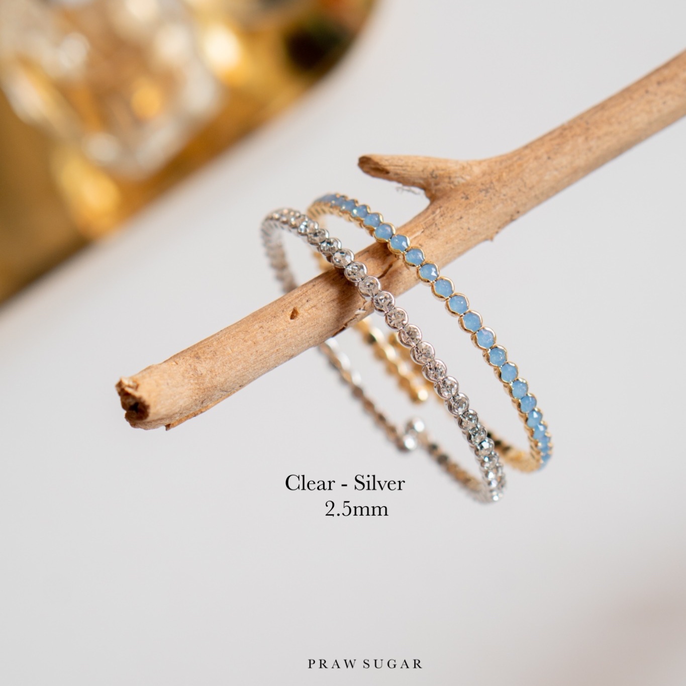 Classic Gorgeous Bracelet - กำไลเพชรสวยหรูคลาสสิค (มี 2 ขนาด 3 สี)