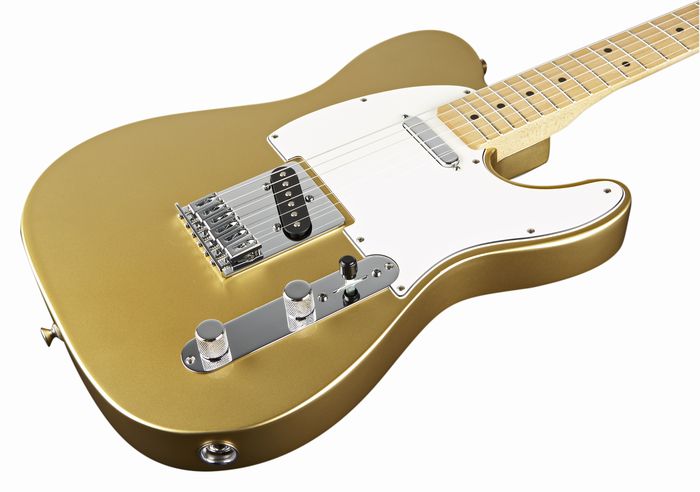Fender FSR Standard Telecaster Electric Guitar with Maple Fingerboard Aztec Gold