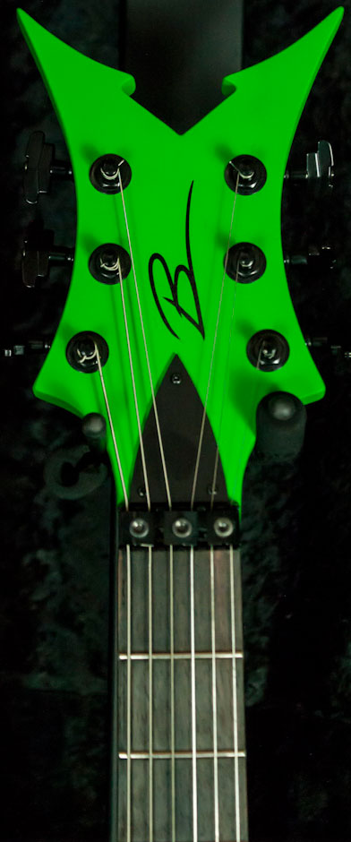 Bernie Rico Jr USA Vixen Electric Guitar with Floyd Rose - Green Screen Green Used By Gary Holt!