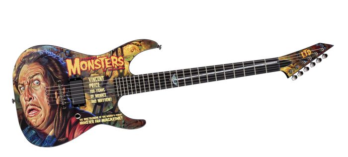 ESP LTD FM Vincent Price Electric Guitar Graphic