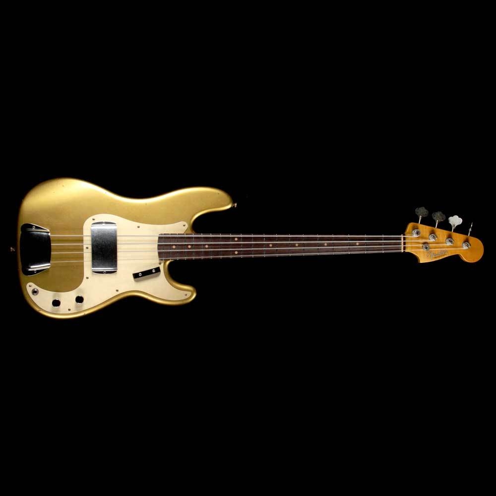 Fender Custom Shop 59 Precision Bass Relic - Aged Aztec Gold