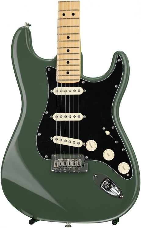 Fender American Professional Stratocaster - Antique Olive with Maple Fingerboard