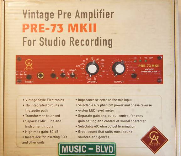 Golden Age Project Pre-73 Preamp MKII