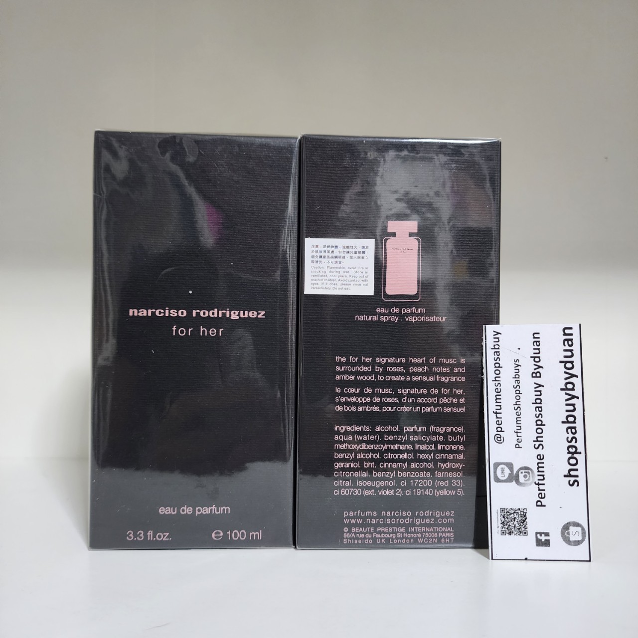 น้ำหอม Narciso Rodriguez for Her EDP 100ml กล่องซีล