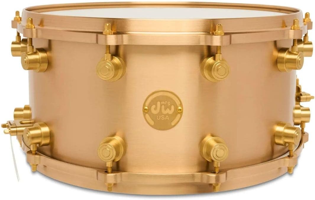 DW True Cast Bronze Snare Drum - 7 inches x 14 inches