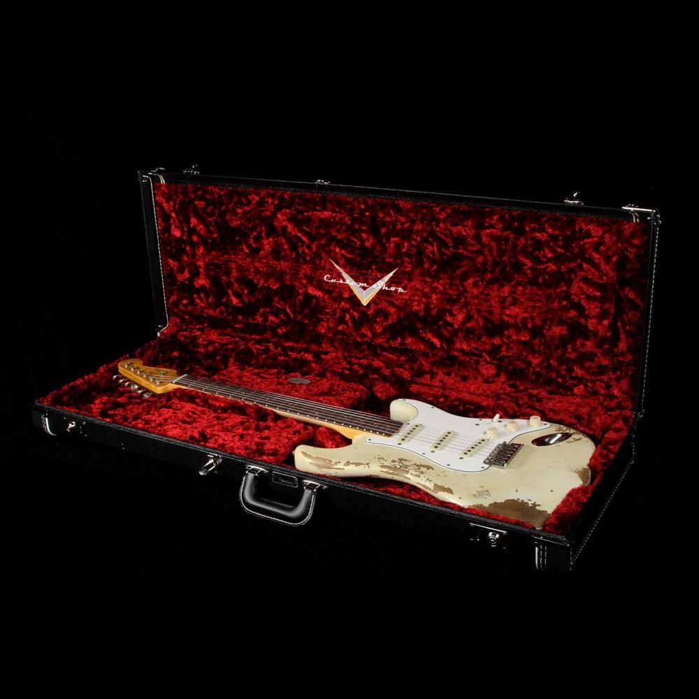 Fender Custom Shop 1960s Stratocaster - Super Faded Aged Olympic White Heavy Relic