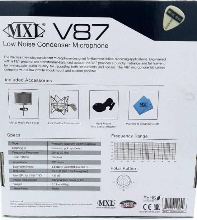 MXL V87 Condenser Microphone