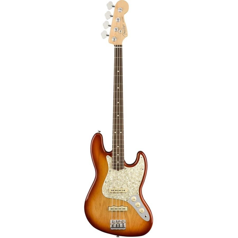 Fender Limited Edition Lightweight Ash American Professional Jazz Bass - Sienna Sunburst