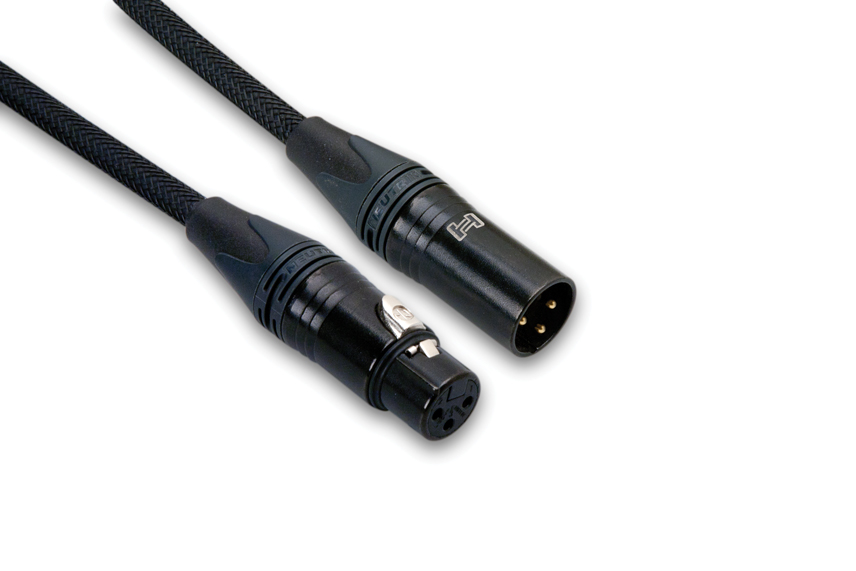Hosa Elite Microphone Cable, Neutrik XLR3F to XLR3M, 3 ft (EMIC-003)