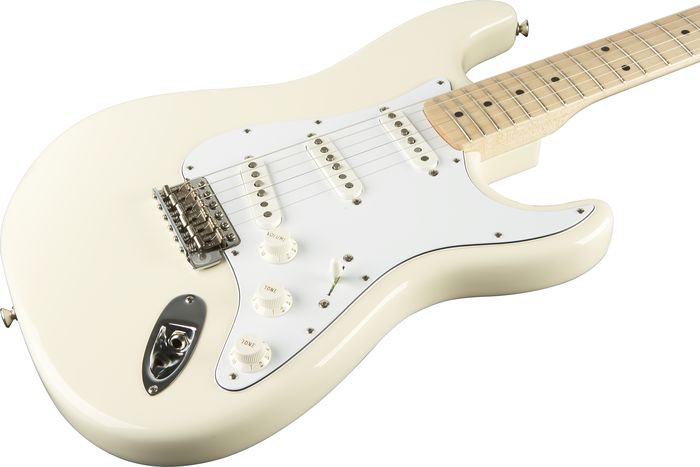 Fender American Vintage Series 70s Stratocaster Reissue Electric Guitar Olympic White Maple Fretboard