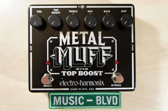 Electro-Harmonix XO Metal Muff with Top Boost Distortion Guitar Effects Pedal