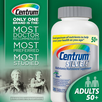 285 เม็ด Centrum Silver Adults 50+