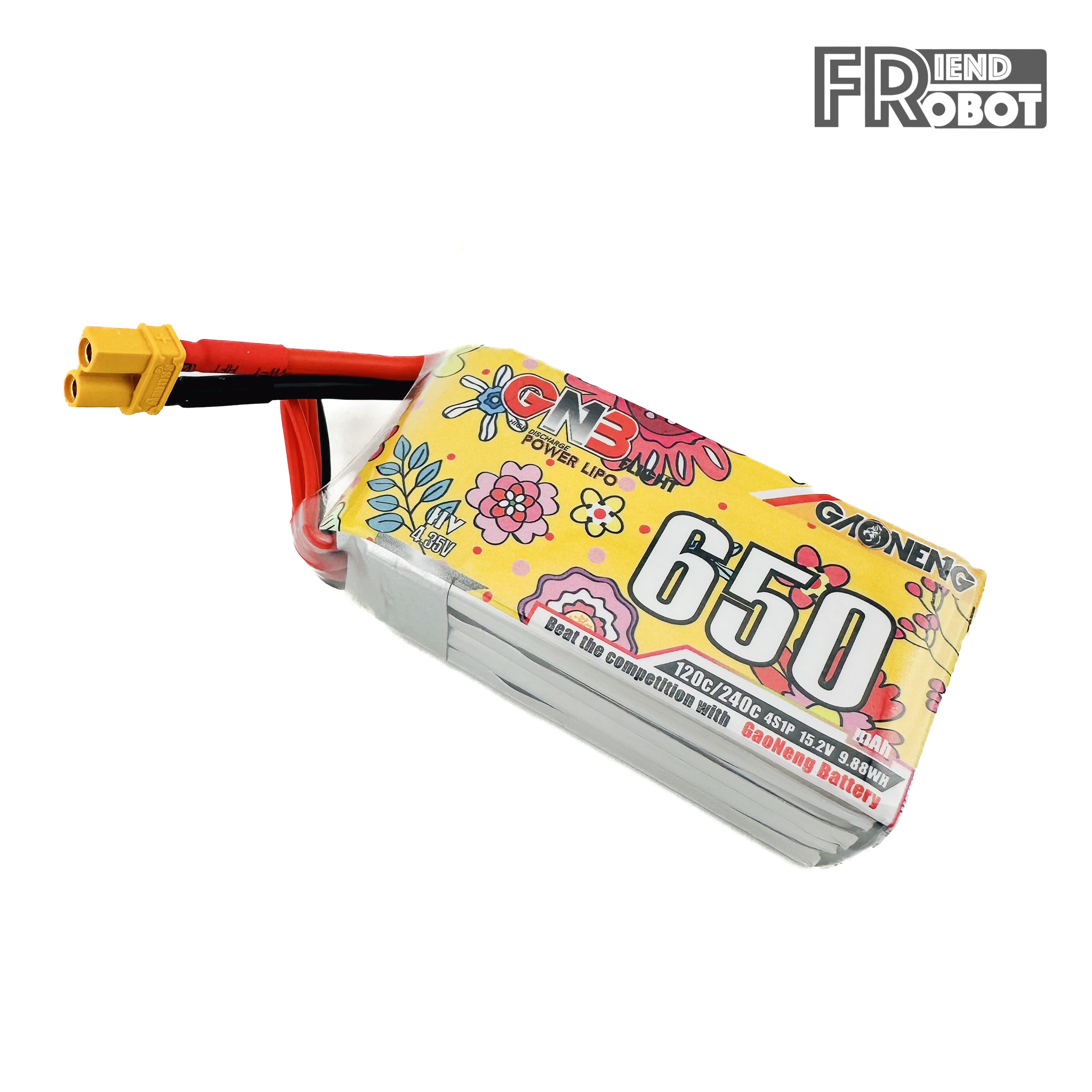 แบตเตอรี่ GAONENG Li-po 15.2V 650 mah 120C/240C