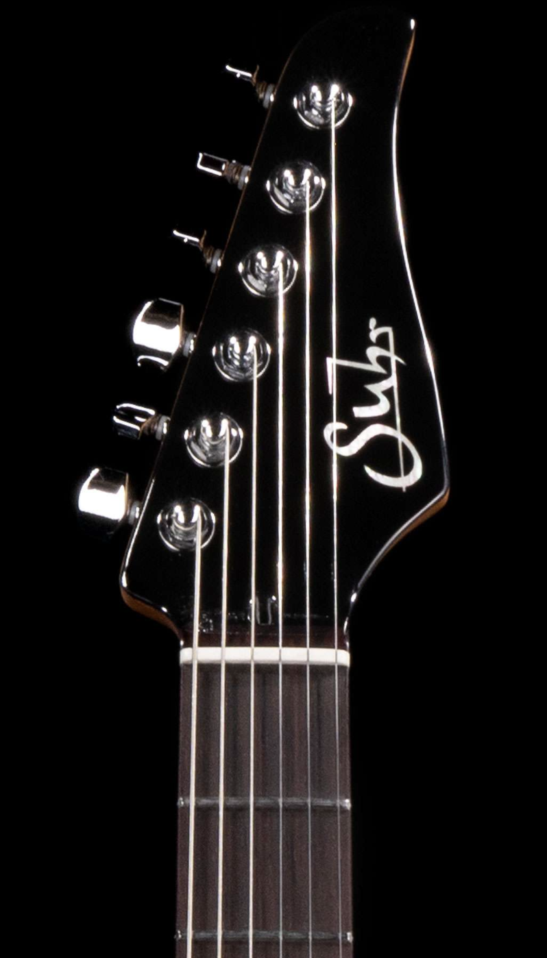 Suhr Custom Modern Quilt Maple Top Indian Rosewood Board Brown Burst