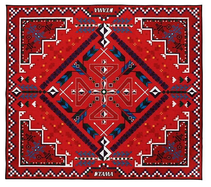 TAMA Drum Rug Southwestern Pattern , Paisley Pattern
