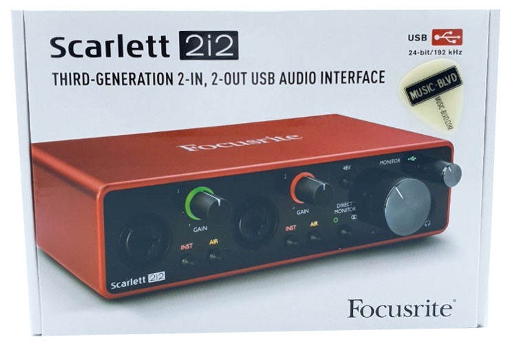 Focusrite Scarlett 2i2 3rd Gen USB Audio Interface