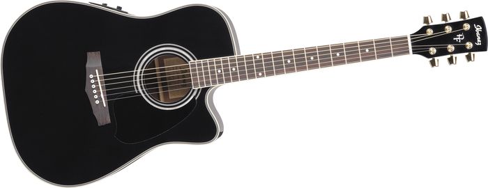 Ibanez PF Series PF15ECE Dreadnought Cutaway Acoustic-Electric Cutaway Guitar