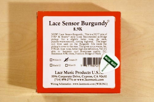 Lace Sensor-Burgundy Pickup