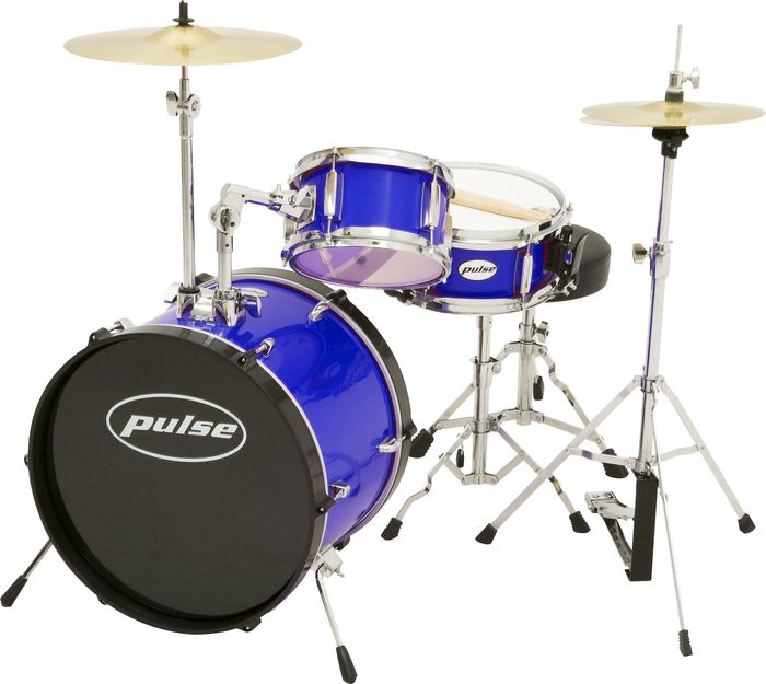 Pulse 3-Piece Deluxe Junior Drum Set