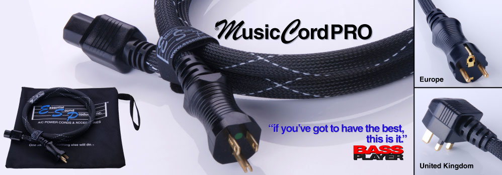 Essential Sound Products MusicCord-PRO - 3 Meters