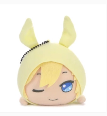 Nagi Rokuya : IDOLiSH7 Kiradol Mascot Plush Rabbit Hoodie Pastel Color Ver. (แท้)