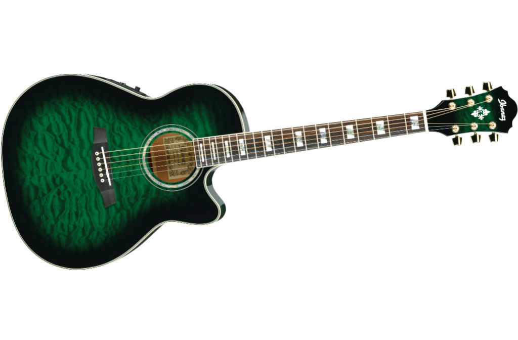 Ibanez AEF37E Cutaway Acoustic-Electric Guitar