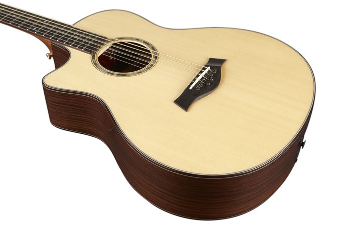 Taylor BAR-8-L Baritone Rosewood/Spruce 8-String Left-Handed Acoustic-Electric Guitar Natural