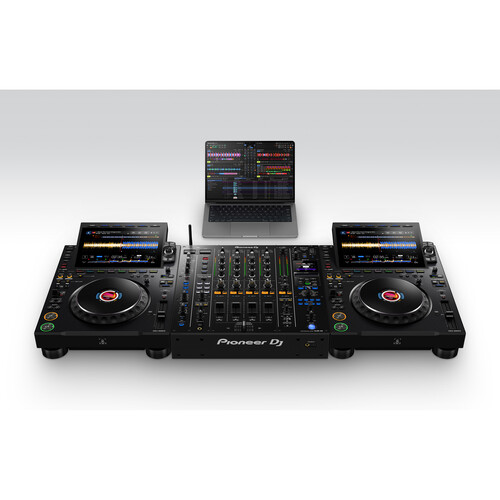 AlphaTheta CDJ-3000X High-Resolution Professional DJ Player (Black)