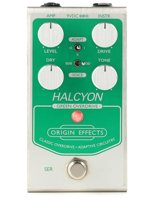 Origin Effects Halcyon Green Overdrive Pedal