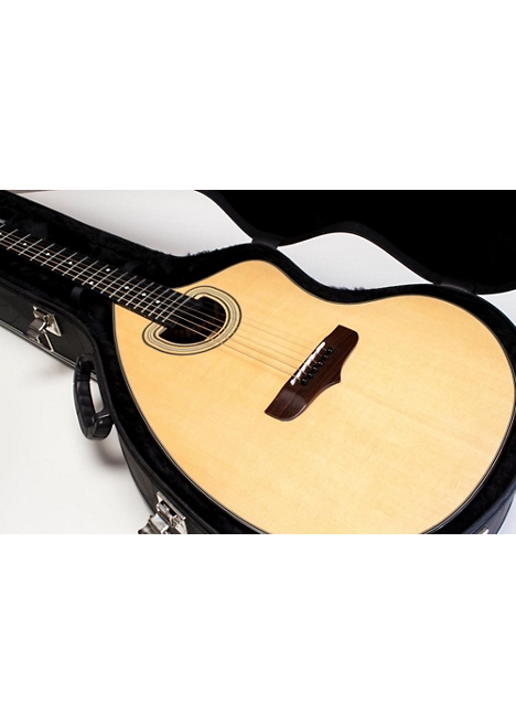 Giannini GSCRA PRO CEQ B-BAND Hand Built Acoustic Electric Guitar - Natural