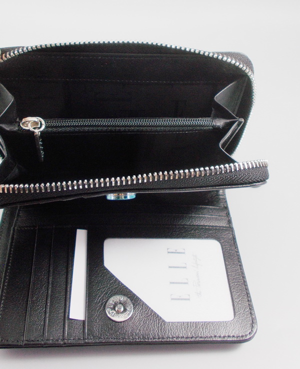 กระเป๋าสตางค์ ELLE ดำ ใหม่ แท้