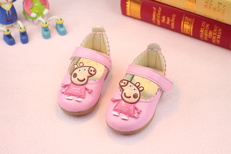 รองเท้าเด็กอ่อน 0-12เดือน รองเท้าเด็กชาย เด็กหญิง สีชมพู Peppa Pig