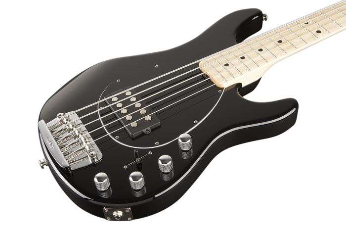 Music Man Sterling 5 Electric Bass BlackMaple Fingerboard