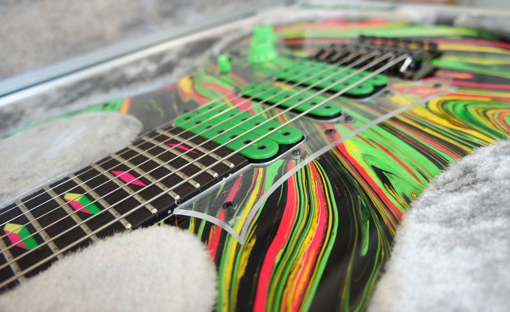 Ibanez UV77 RE Steve Vai Signature Electric Guitar (Swirl)