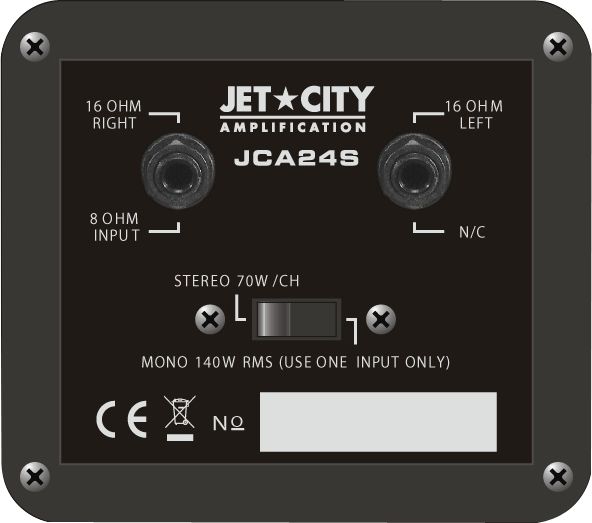 Jet City JCA24S 2x12 Guitar Speaker Cabinet