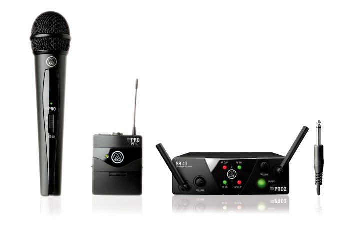 AKG WMS 40 Mini2 Vocal/Instrument Wireless Microphone Set