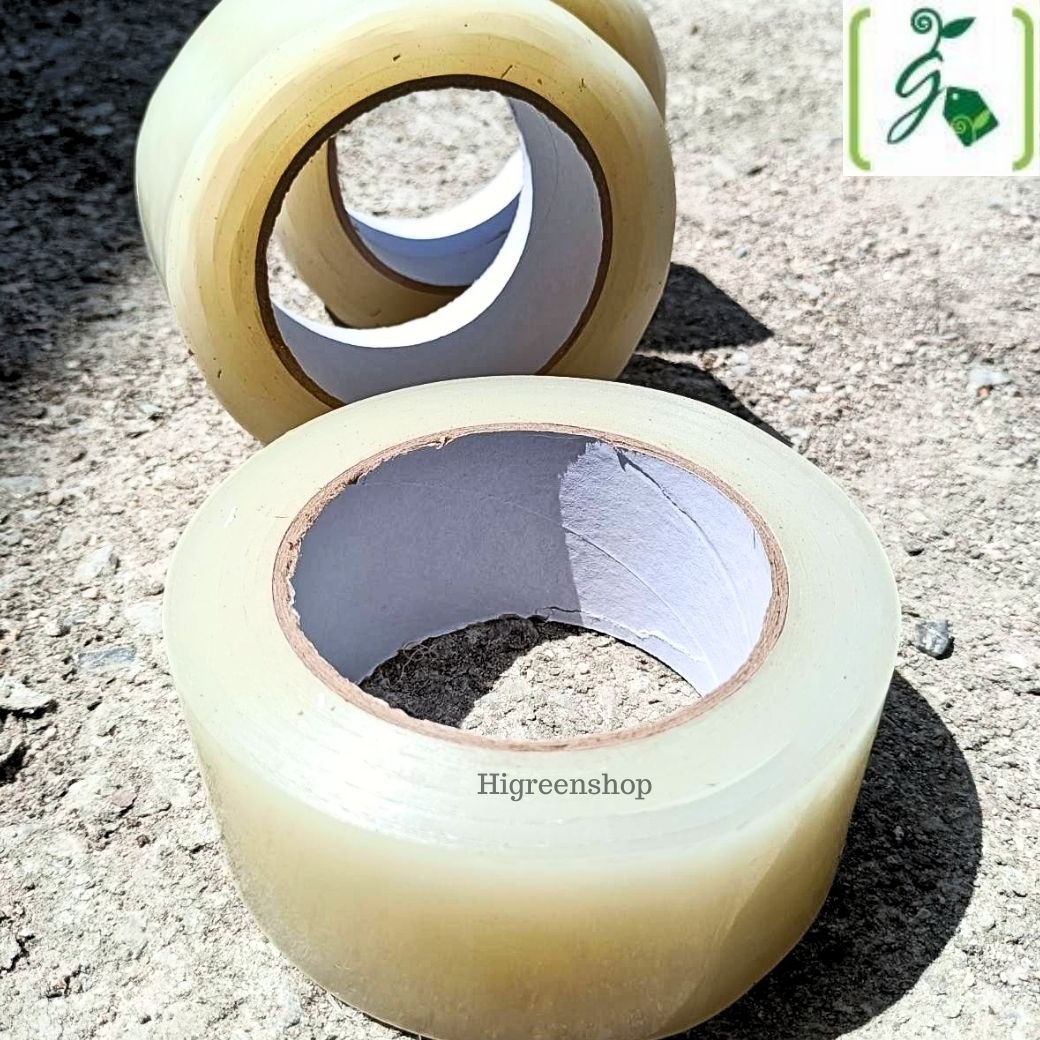 ผ้าเทปซ่อมพลาสติกใส โปร่งใสขาว กว้าง 4.5 เซนติเมตร x 10 เมตร / ม้วน