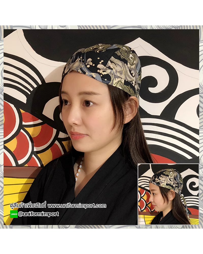 หมวกเชฟ เชฟญี่ปุ่น หมวกพ่อครัว
